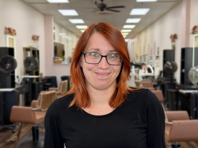 Kali, hair stylist in Stow, Ohio at The Golden Room Salon