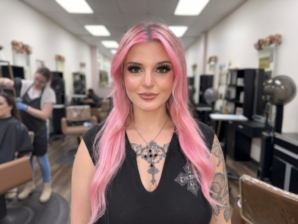 Alixandria, nail technician at The Golden Room Salon in Stow, Ohio